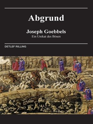 cover image of Joseph Goebbels--Abgrund